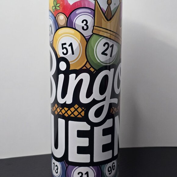 Bingo Queen 20 oz Tumbler - Picture 3 of 4